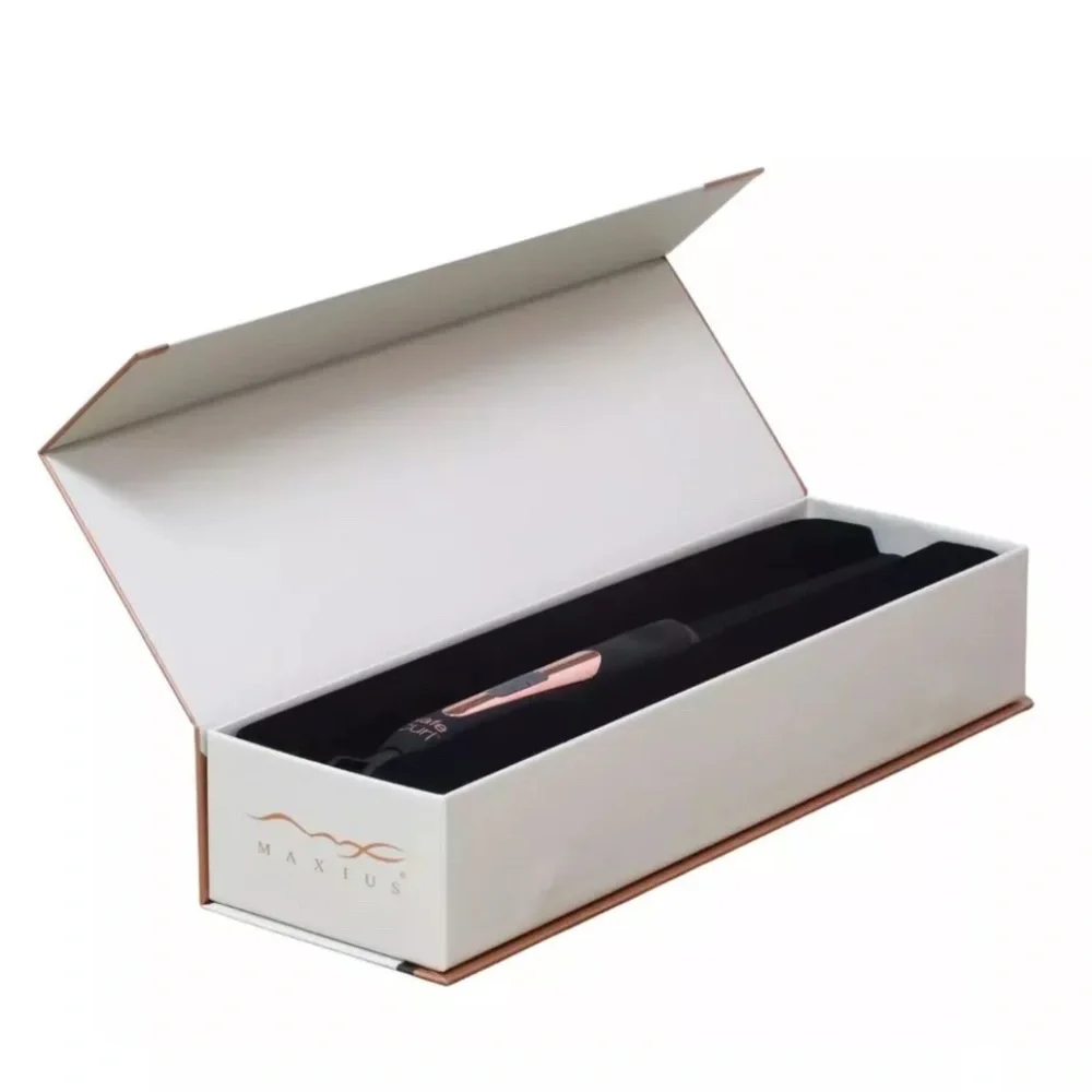 Maxius Safecurl Silicone Curling Wand with Burnstop Heatguard  1 1/8
